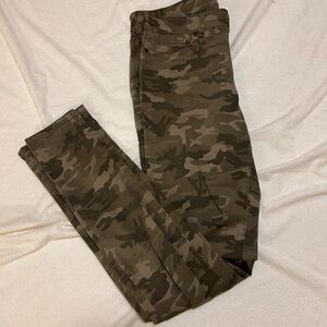 Maurice’s Green Camouflage Jeggings